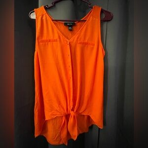 BCX Vivid Orange Tank Top